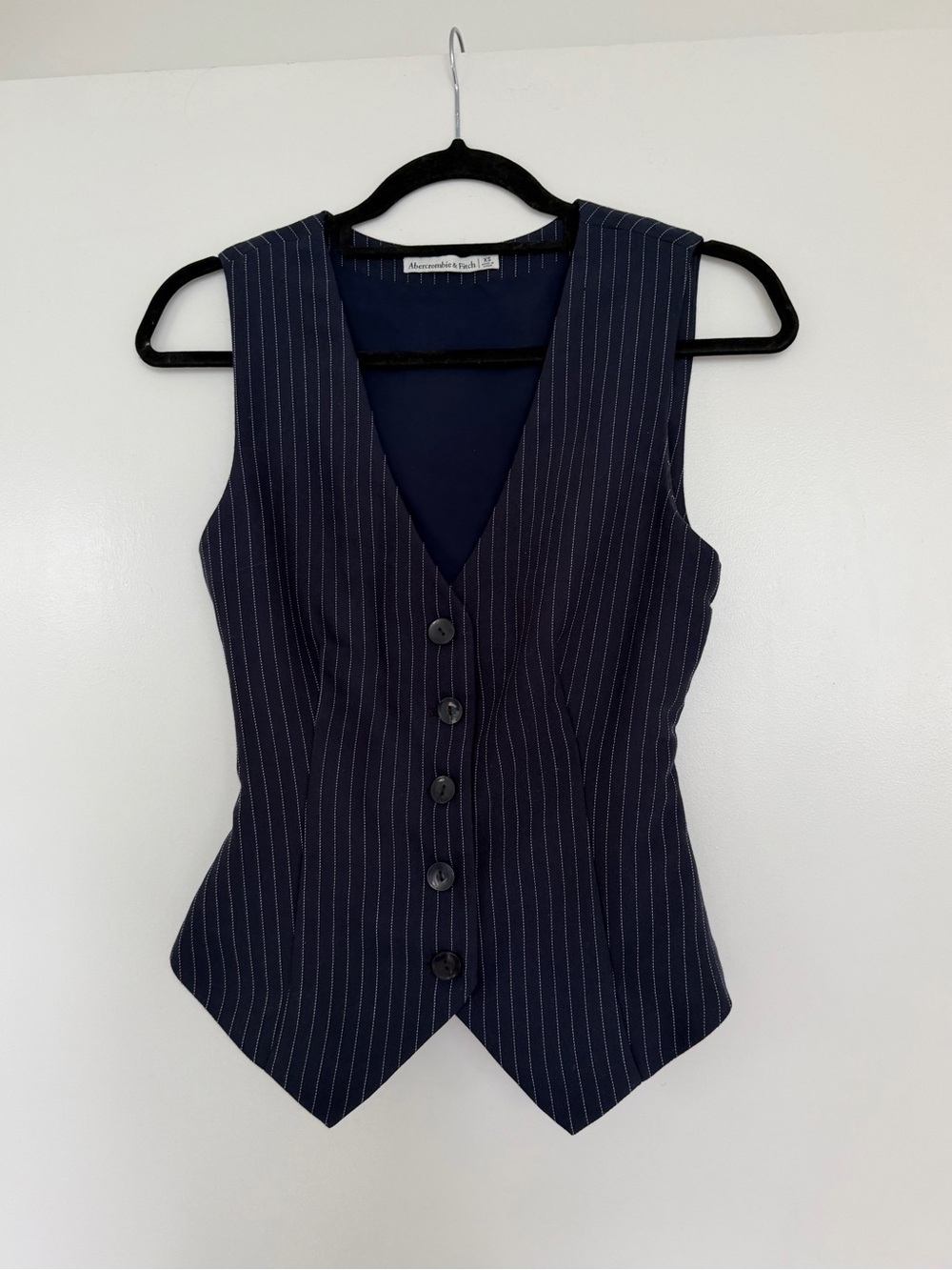 Abercrombie & Fitch Matching Set in Navy Pinstripe